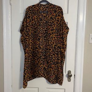 Leopard Print Kimono